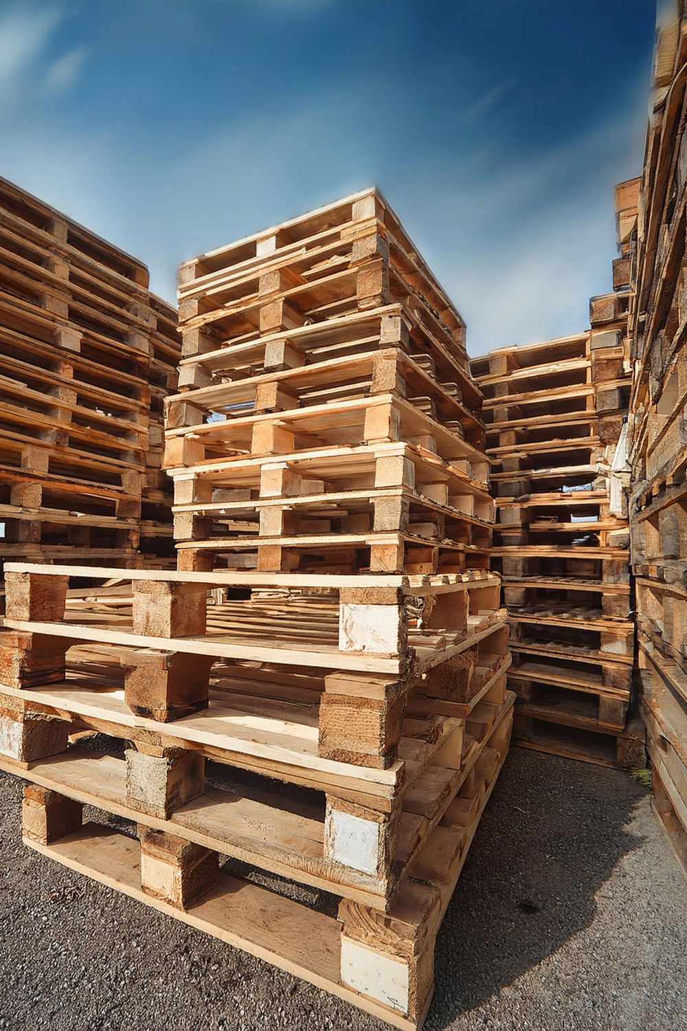 we collect and remove all kinds of used and new wooden pallets